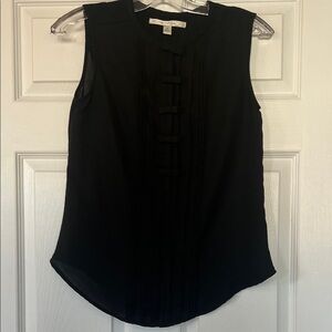 LC Lauren Conrad Black Sleeveless Blouse